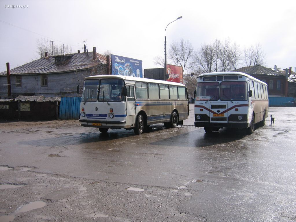 ЛИАЗ 677 и ЛАЗ 695 в Арзамасе